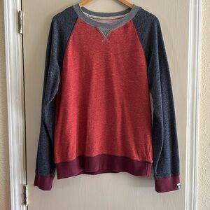 UnionBay Men’s 100% Cotton Color block Crewneck Sweater Sz Large